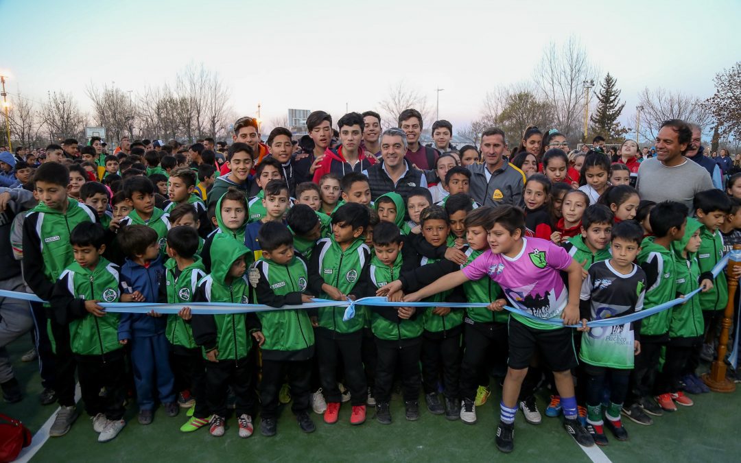 Luján de Cuyo inauguró un importante Playón Deportivo