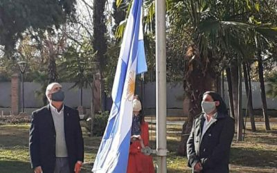 El HCD de Luján de Cuyo realizó el Izamiento de la Bandera en el Parque Cívico Municipal