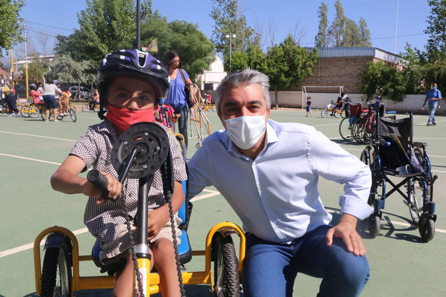 Luján de Cuyo entregó las primeras bicicletas del programa “Pedaleando Juntos”
