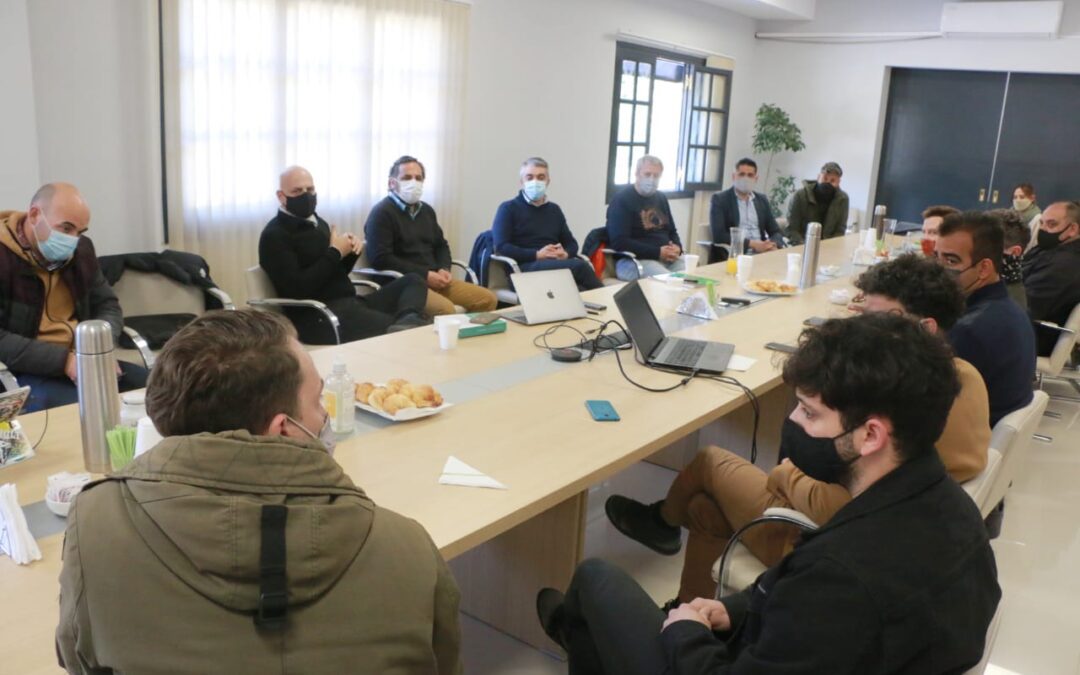 Bragagnolo se reunió con productores locales del espectáculo