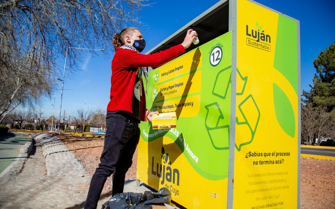Luján de Cuyo continúa con la colocación de Puntos Verdes en el departamento