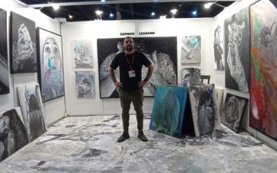 El lujanino Germán Legrand participó de la Feria Buenos Aires Directo de Artista