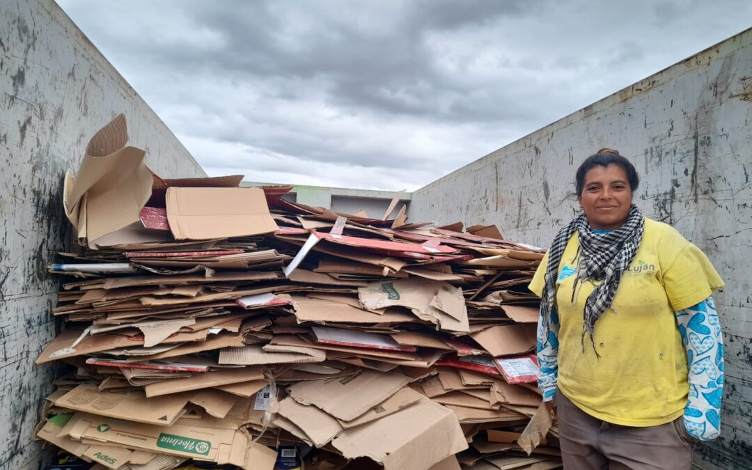 El Centro Verde Luján incrementó considerablemente su recepción de material reciclable