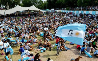 Ganó Argentina y explotó el Fan Point Oficial del Parque Ferri