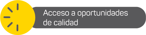 acceso a oportunidades