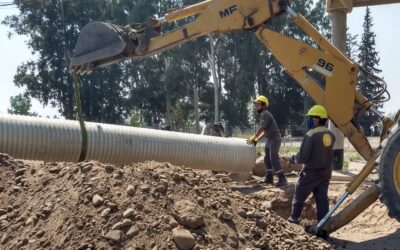 Corte de calle por colocación de nueva red hídrica en Vistalba