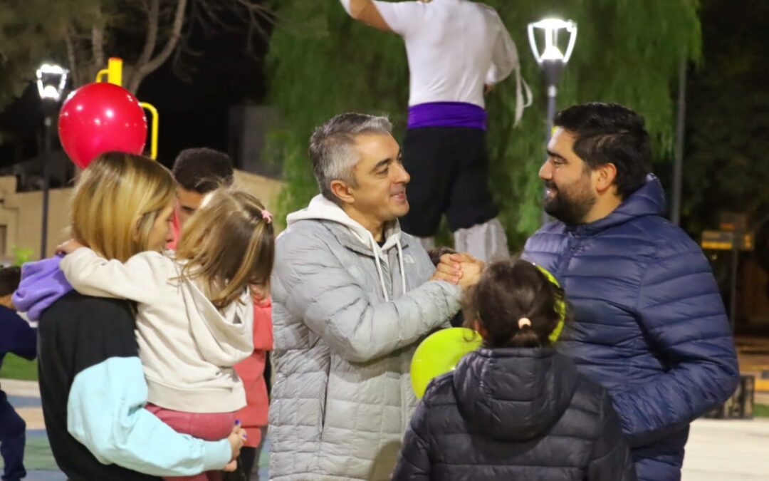 Bragagnolo presentó la remodelación de Plaza Los Olivos