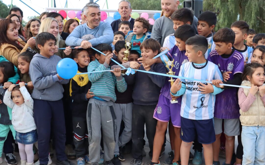 Luján de Cuyo inauguró el “Paseo Estación Mayor Drummond”