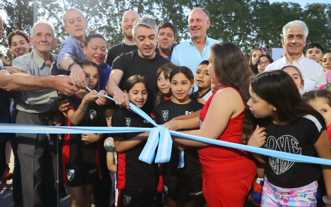 Luján de Cuyo inauguró la Plaza Rincón Agrelo