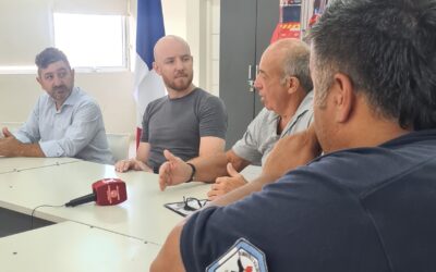 Los Bomberos Voluntarios de Luján de Cuyo se capacitaron con profesionales de Francia