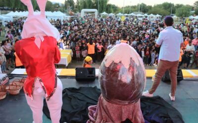 Luján de Cuyo compartió el Huevo de Pascuas más grande de Mendoza