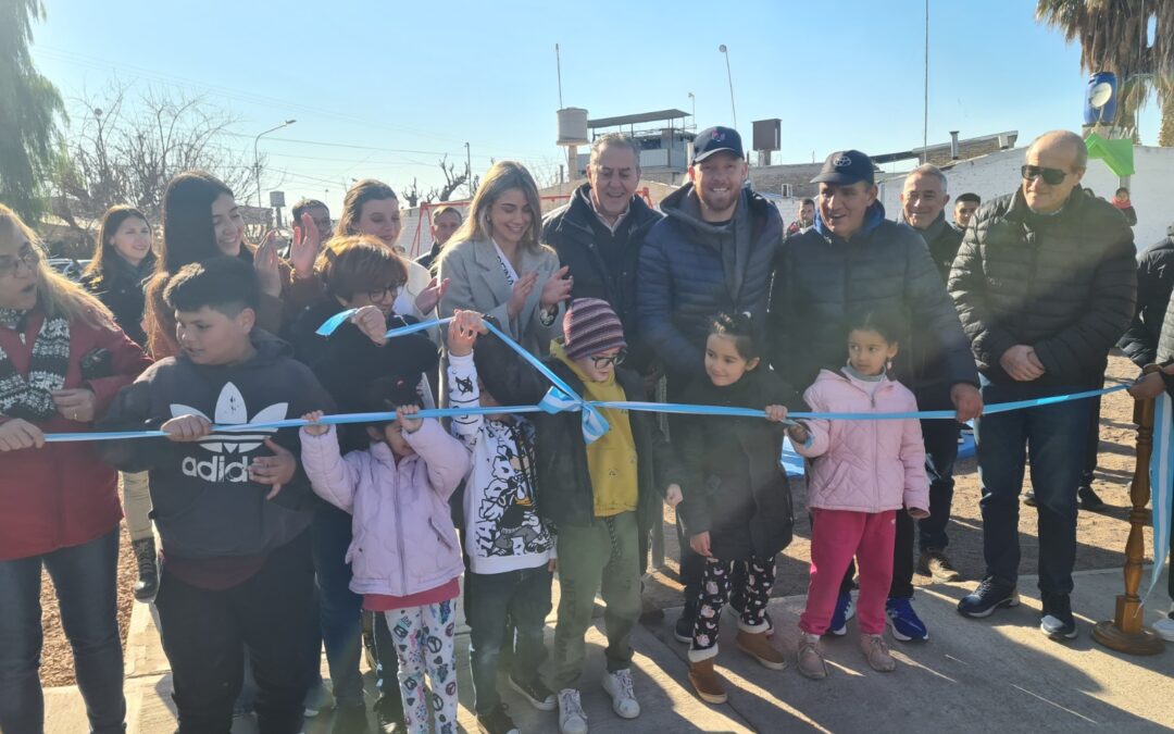 Luján de Cuyo inauguró la Plaza Nogal I