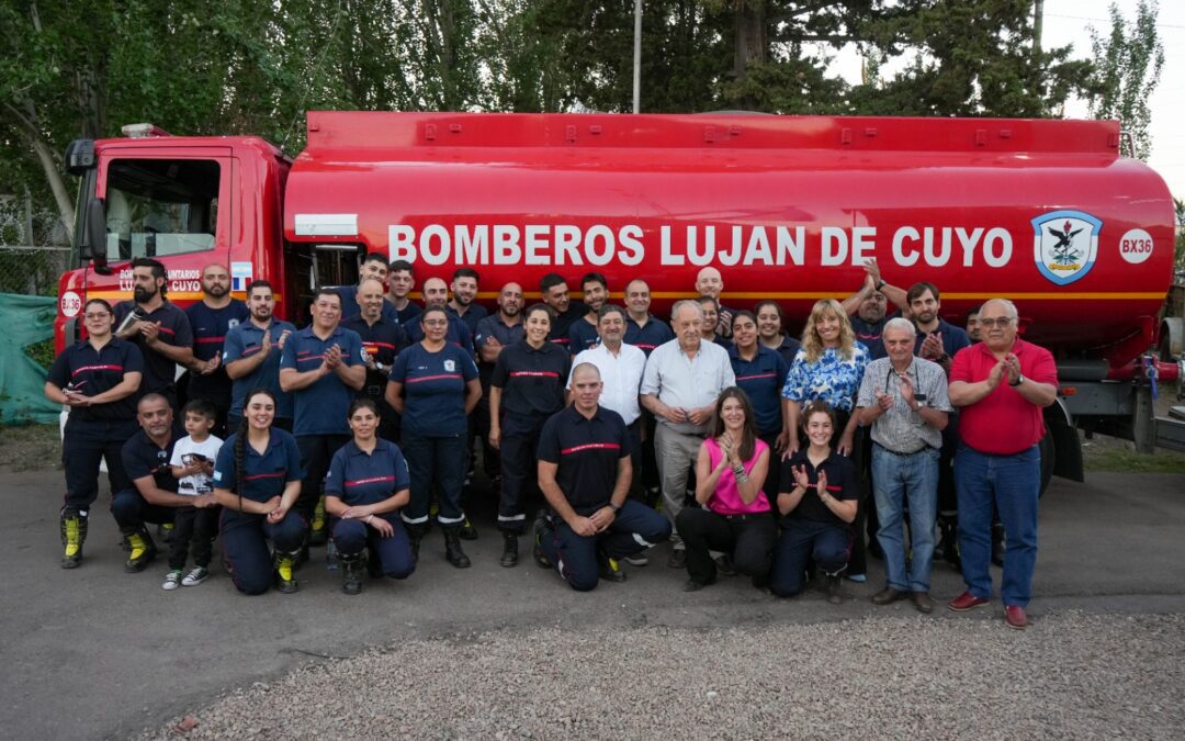 Bomberos Voluntarios de Luján presentaron la primera etapa del Simulador Multifunción