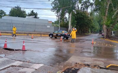 Importante operativo municipal luego de las tormentas