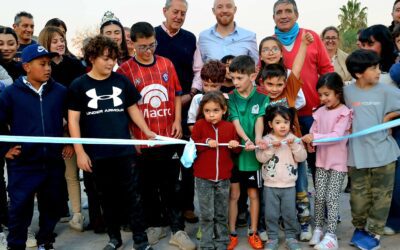 Allasino continúa con las inauguraciones de plazas en Luján de Cuyo