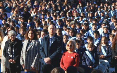 Luján de Cuyo realizó la «Promesa a la Bandera» más grande de la provincia