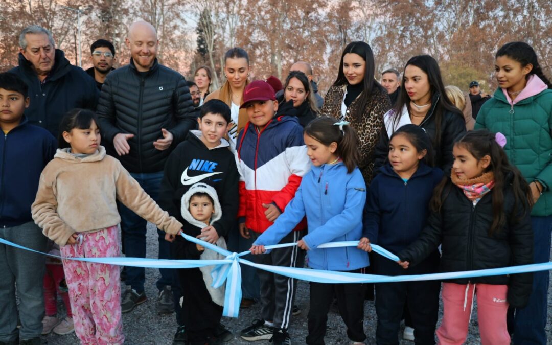 Allasino llegó a las 20 plazas inauguradas en su gestión