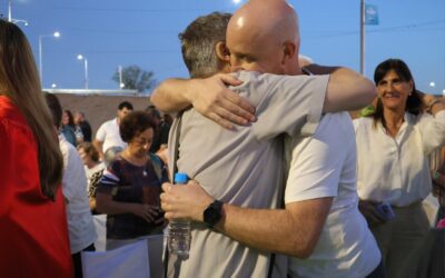 Allasino inauguró la rotonda de Azcuénaga y Acceso Sur, y presentó la nueva Terminal Express del departamento