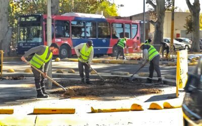 Allasino impulsa una nueva obra para seguir ordenando el tránsito en Luján de Cuyo