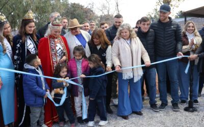 En seis días,&nbsp;Allasino&nbsp;inauguró&nbsp;dos&nbsp;plazas&nbsp;renovadas en Luján de Cuyo