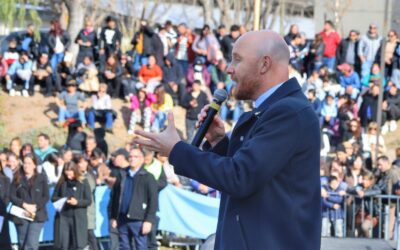 Luján de Cuyo realizó la “Promesa a la Bandera” más grande de la provincia