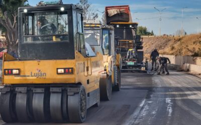 Luján de Cuyo avanza con las últimas obras sobre las colectoras antes del inicio de la tercera trocha