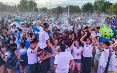 Multitudinaria caravana de estudiantes recorrió las calles de Luján de Cuyo