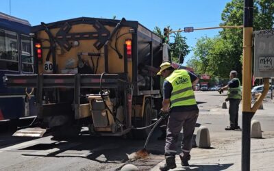 Luján de Cuyo despliega ocho frentes de trabajo para mejorar sus calles tras las lluvias